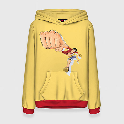 Женская толстовка One piece / 3D-Красный – фото 1