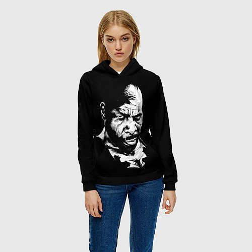 Женская толстовка Сити Флетчер / 3D-Черный – фото 3