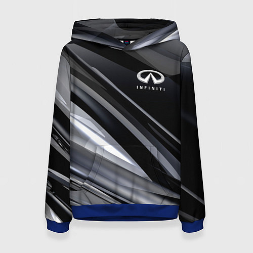 Женская толстовка Infiniti / 3D-Синий – фото 1