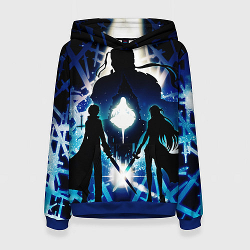 Женская толстовка Sword Art Online Кирито Асуна / 3D-Синий – фото 1
