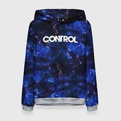 Толстовка-худи женская CONTROL, цвет: 3D-меланж