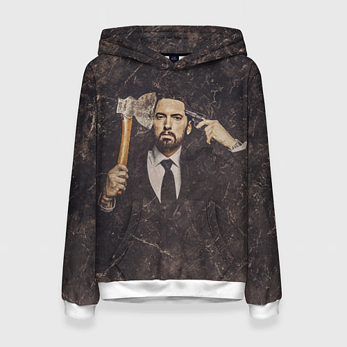 Женская толстовка Eminem / 3D-Белый – фото 1