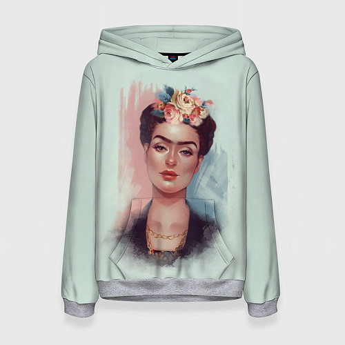 Женская толстовка Frida / 3D-Меланж – фото 1