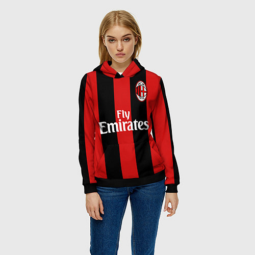 Женская толстовка Мальдини / 3D-Черный – фото 3