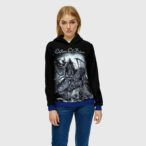 Женская толстовка Children of Bodom / 3D-Синий – фото 3