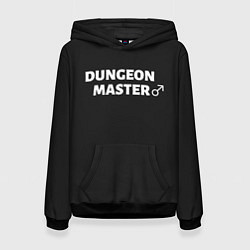 Толстовка-худи женская Dungeon Master, цвет: 3D-черный