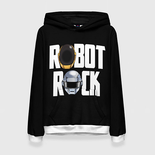 Женская толстовка Robot Rock / 3D-Белый – фото 1