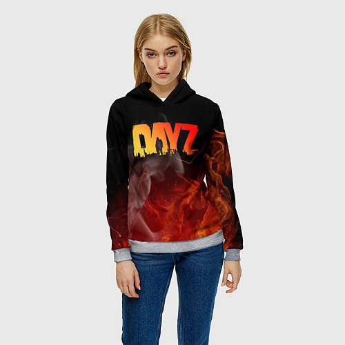 Женская толстовка DAYZ ДЕЙЗИ / 3D-Меланж – фото 3