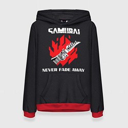 Женская толстовка Samurai Never Fade Away