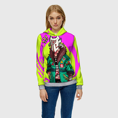 Женская толстовка Джагер Dota 2 / 3D-Меланж – фото 3