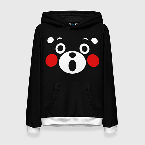 Женская толстовка KUMAMON КУМАМОН / 3D-Белый – фото 1