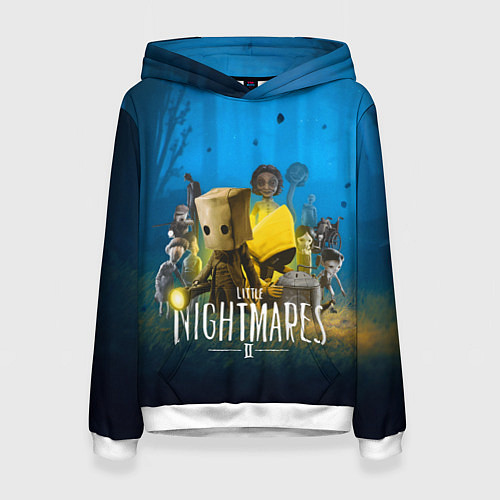 Женская толстовка LITTLE NIGHTMARES 2 / 3D-Белый – фото 1