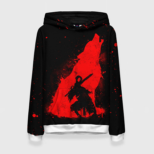 Женская толстовка DARK SOULS ТЁМНЫЕ ДУШИ / 3D-Белый – фото 1