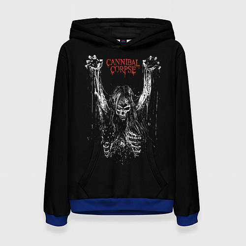 Женская толстовка Cannibal Corpse / 3D-Синий – фото 1