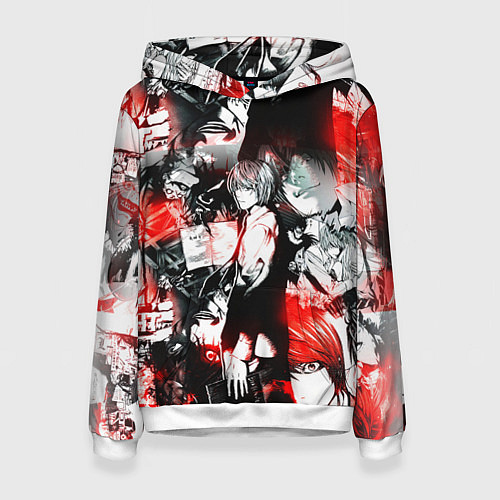 Женская толстовка ТЕТРАДЬ СМЕРТИ / 3D-Белый – фото 1