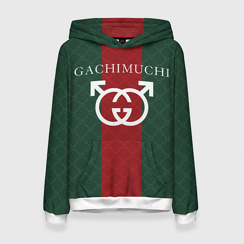 Женская толстовка GACHI GUCCI / 3D-Белый – фото 1