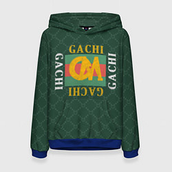 Толстовка-худи женская GACHI GUCCI, цвет: 3D-синий