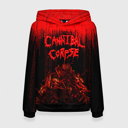 Женская толстовка CANNIBAL CORPSE / 3D-Черный – фото 1
