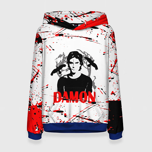 Женская толстовка Дневники вампира, / 3D-Синий – фото 1