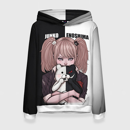Женская толстовка MONOKUMA JUNKO / 3D-Белый – фото 1
