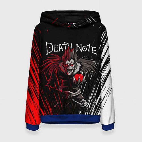 Женская толстовка ТЕТРАДЬ СМЕРТИ / 3D-Синий – фото 1