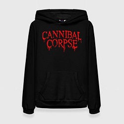 Толстовка-худи женская Cannibal Corpse, цвет: 3D-черный