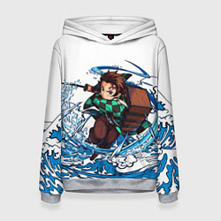 Толстовка-худи женская ТАНДЖИРО, цвет: 3D-меланж