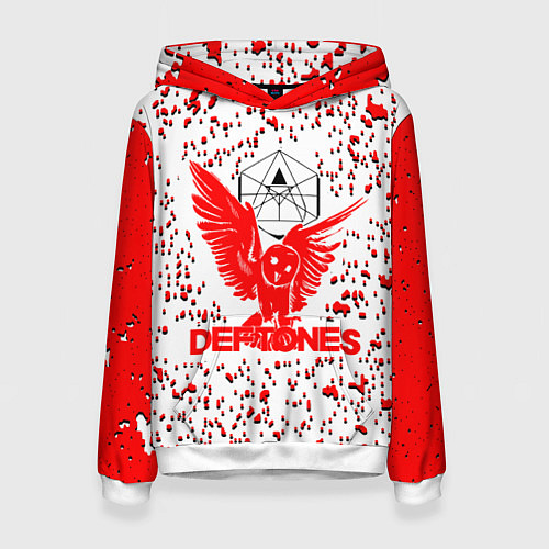 Женская толстовка Deftones / 3D-Белый – фото 1