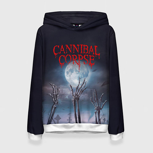 Женская толстовка Cannibal Corpse Труп Каннибала Z / 3D-Белый – фото 1