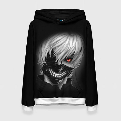 Женская толстовка TOKYO GHOUL ТОКИЙСКИЙ ГУЛЬ / 3D-Белый – фото 1