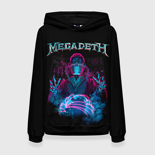 Женская толстовка MEGADETH / 3D-Черный – фото 1