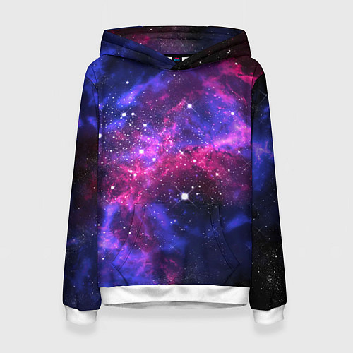 Женская толстовка Distant space / 3D-Белый – фото 1