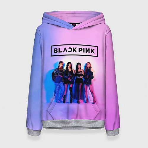 Женская толстовка BLACKPINK / 3D-Меланж – фото 1