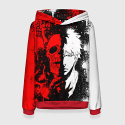 Толстовка-худи женская ИЧИГО БЛИЧ ICHIGO BLEACH, цвет: 3D-красный