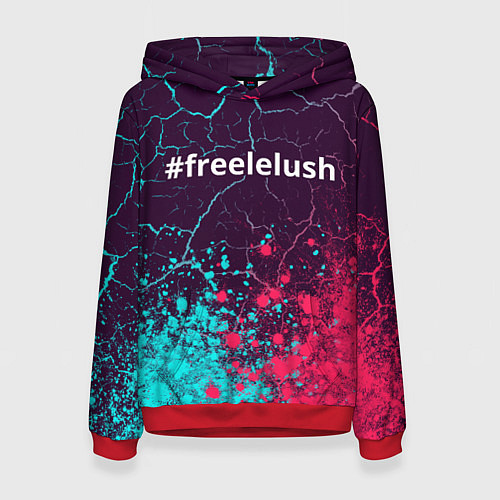 Женская толстовка Свободу Лелушу - Краска / 3D-Красный – фото 1
