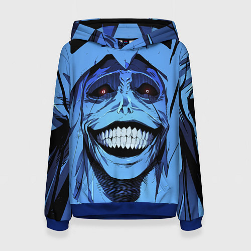 Женская толстовка ПОДНЯТИЕ УРОВНЯ В ОДИНОЧКУ / 3D-Синий – фото 1