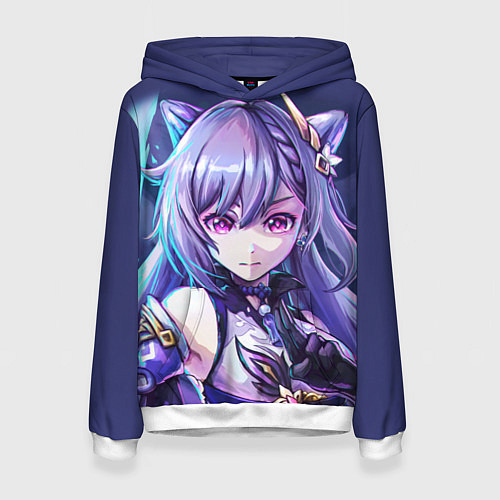 Женская толстовка Keqing - Genshin Impact / 3D-Белый – фото 1