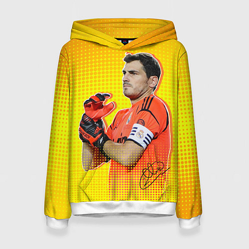 Женская толстовка Iker Casillas / 3D-Белый – фото 1