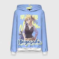 Толстовка-худи женская Hayasaka, цвет: 3D-белый