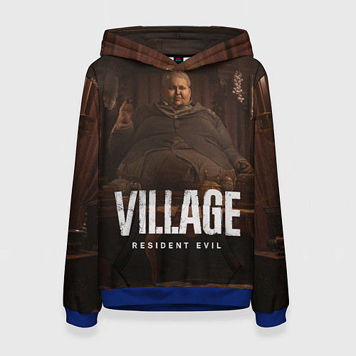 Женская толстовка RESIDENT EVIL VILLAGE / 3D-Синий – фото 1