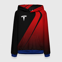 Женская толстовка TESLA MOTORS ТЕСЛА