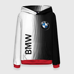 Женская толстовка Black and White BMW