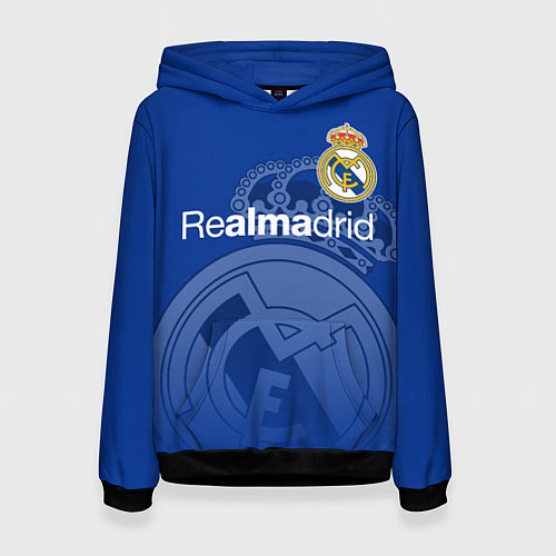 Женская толстовка REAL MADRID РЕАЛ МАДРИД / 3D-Черный – фото 1