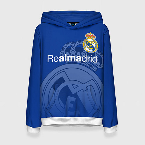 Женская толстовка REAL MADRID РЕАЛ МАДРИД / 3D-Белый – фото 1