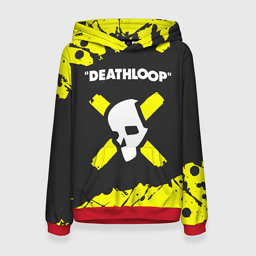 Женская толстовка Deathloop - Paint / 3D-Красный – фото 1