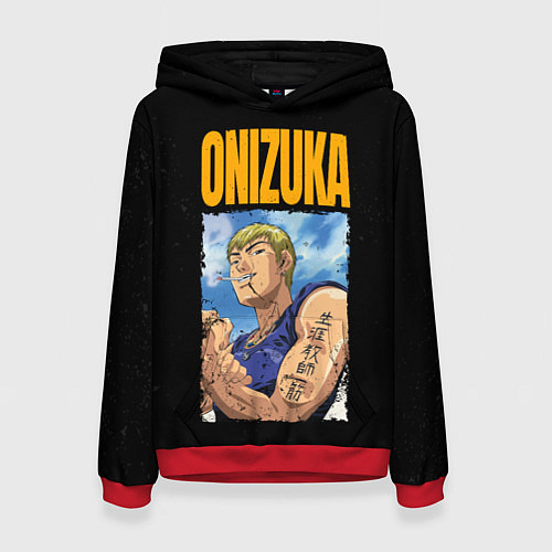 Женская толстовка Onizuka / 3D-Красный – фото 1