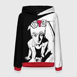 Толстовка-худи женская GTO, цвет: 3D-красный