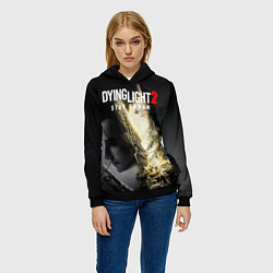 Толстовка-худи женская Dying Light 2 Deluxe, цвет: 3D-черный — фото 2