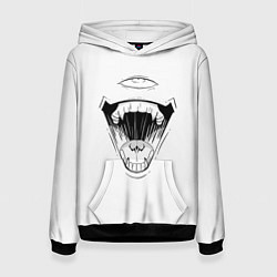 Толстовка-худи женская Sukunas Laugh, цвет: 3D-черный