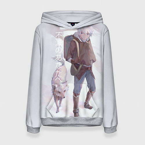 Женская толстовка Для тебя бессмертный аниме / 3D-Меланж – фото 1